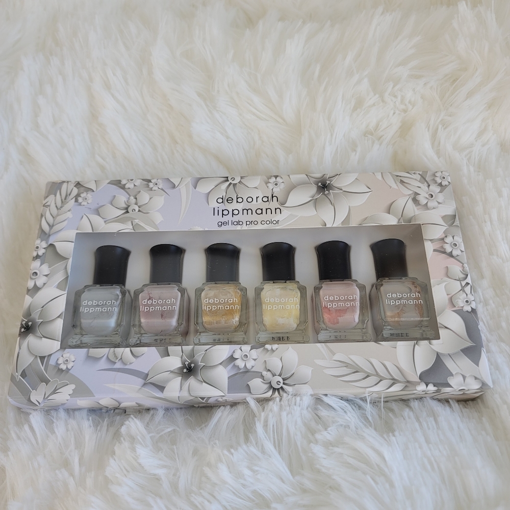 Deborah Lippmann LOVE WINS Gel Pro Color with Contour brush 6 piece set